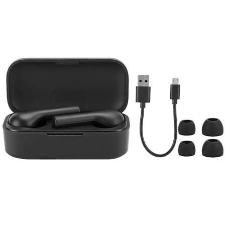 QCY T5 langattomat Bluetooth-nappikuulokkeet, mukavat in-ear-kuulokkeet latauskotelolla