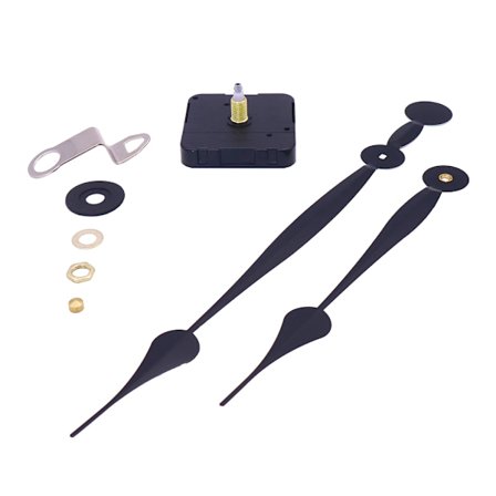 Tyst Kvarts Klockurverk Lång och Kort Axel Klockmekanism med Väggklocka Ersättning DIY Reparationsdelar