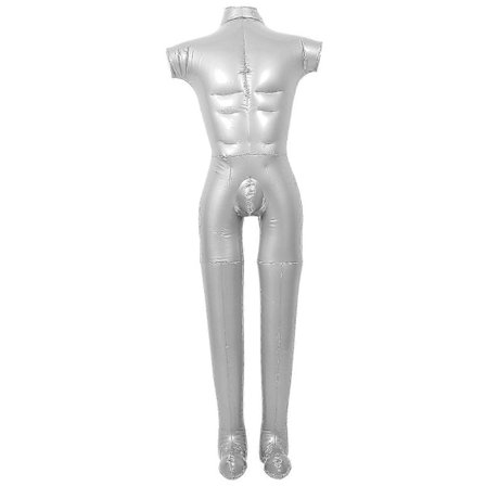 Uppblåsbar Man Mannekäng Hela Kroppen Modell Display Kläder Uppblåsbar Manlig Mannekäng 2025