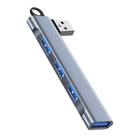 Adapteri - Usb Hub Multiport, Sivu 4 In 1 Langaton Usb 3.0 -telakointiasema (harmaa)