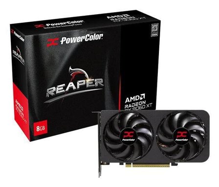 POWERCOLOR Reaper AMD Radeon RX 9060 XT Skjermkort, PCI Express 5.0, 8GB GDDR6