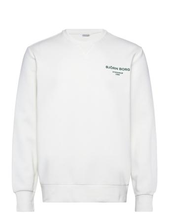 Borg Essential 1 Crew Sport Men Sport Clothing Sport Sweat-shirts & Hoodies Sport Sweat-shirts White Björn Borg