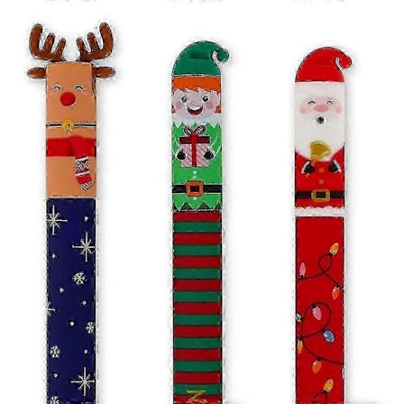 Legami Festive Gelpennset, 3 raderbara julpenner för julklappar[D]