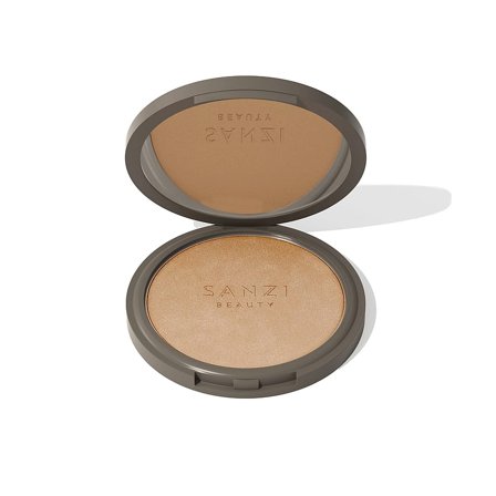 Sanzi Beauty Baked Powder Medium Deep Caramel – Warm, Makeup, Ansigt, Pudder