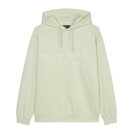 Marc O'Polo Logo hoodie in a relaxed fit Grøn, Herre