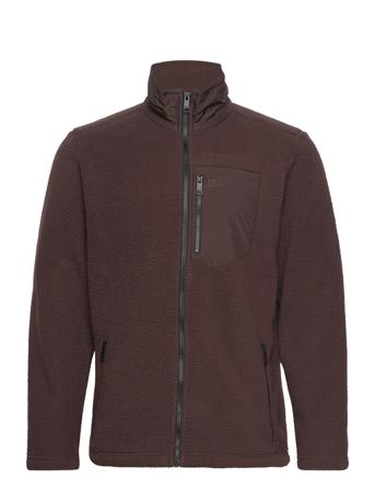 Kingsway Jacket M Sweatshirts & Hoodies Fleeces & Midlayers Brun Jack Wolfskin