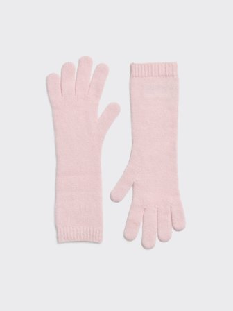 Holzweiler Long Cashmere Gloves - Light Pink - Unisex - One size