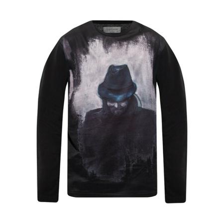 Y-3 Printed T-shirt , Zwart , Heren , Maat: ONE Size