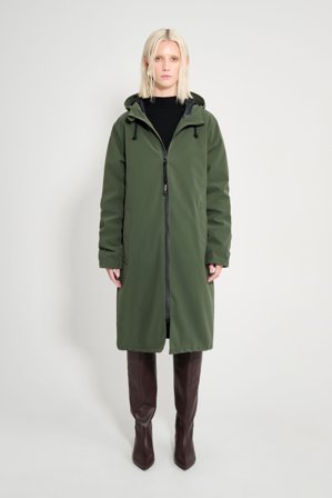 Stockholm Long Matte Winter Coat Green