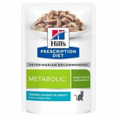 Hill’s Prescription Diet Metabolic Con Pesce Oceanico Cibo Umido