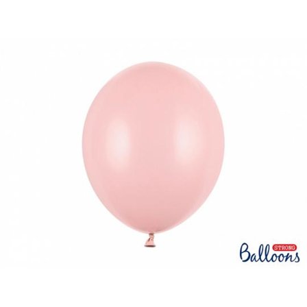 Ljus rosa Strong Balloons 30cm 10st - Ljus rosa