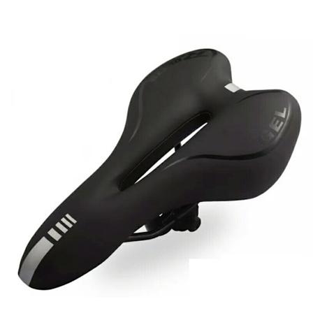 SPGOOD Sykkelsal Herr Dame Komfortabel Bred Myk Gel Ergonomisk Sykkelsal med Deksel og Skiftenøkkel for Terrengsykkel MTB Trekking Landeveissykkel