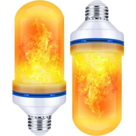 LED flammelampe, 4-posisjons brannlampe