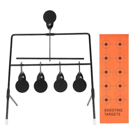 Roterende Stålmål Stand med Mærkater til Udendørs Skydeøvelse