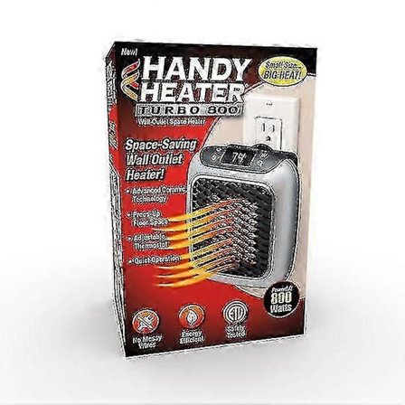 800 Watt Handy Heater Turbo, veggkontaktvarmer