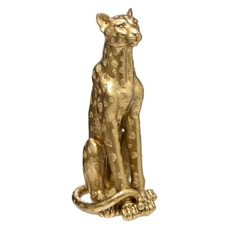 Leopardi, 90 cm korkea, kulta