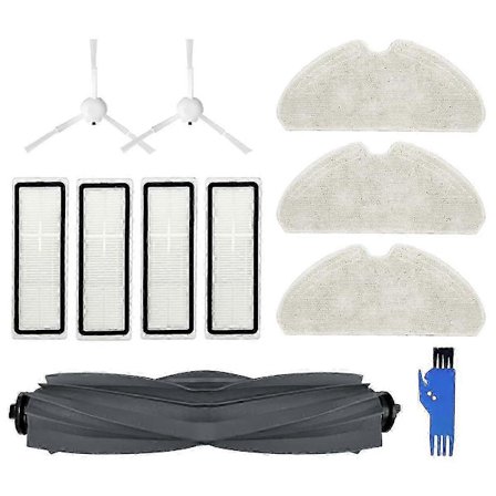 Ersättningsdelar Kompatibla för D10s och D10s Pro Robotdammsugare, Rullborste, Sidoborste, Filter Mopp [DB]