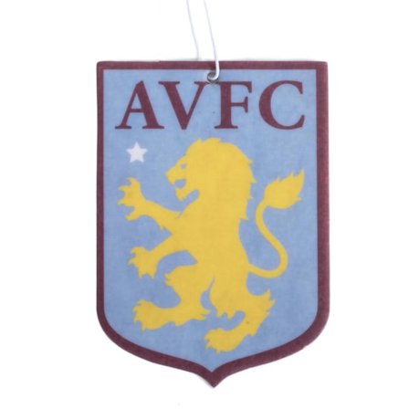 Aston Villa FC Crest Air Freshener One Size Sky Blue/Claret/Yellow