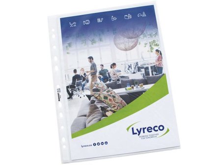Lyreco BUDGET Plastficka 0,055präg 100/fp - Lyreco - Kontorsmaterial - Mappar och plastfickor - Plastfickor - Signal