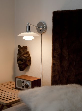 PH 2/1 vegglampe - opal