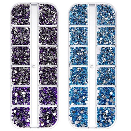 Kristaller Flatback Rhinestones för nageltelefon Dekorationer Hantverk Diy