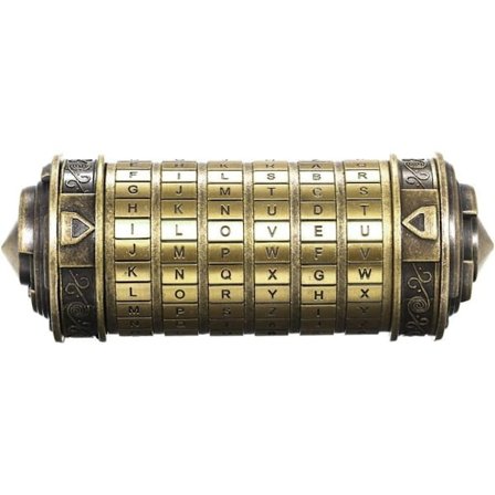 Salapeli Piilolokeroilla, Metallinen Käsityökoriste Cryptex Da Vinci -koodi Ystävänpäivälahjaksi
