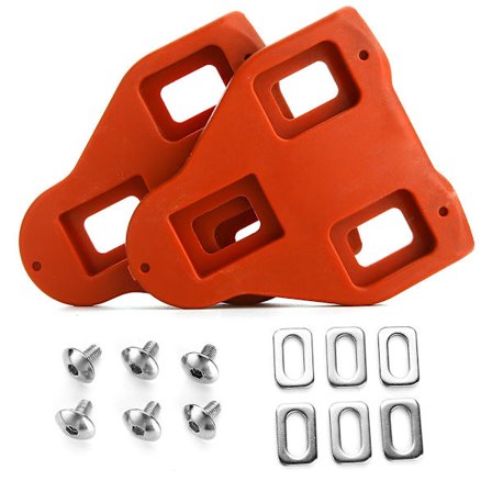 Selvlåsende pedalplate 9 graders landeveissykkel låseplate for LOOK DELTA pedal nylon sykkelsko tilbehør