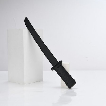 3D-utskrift Fidget Samurai Toy 3D Gravity Katana Toys SVART