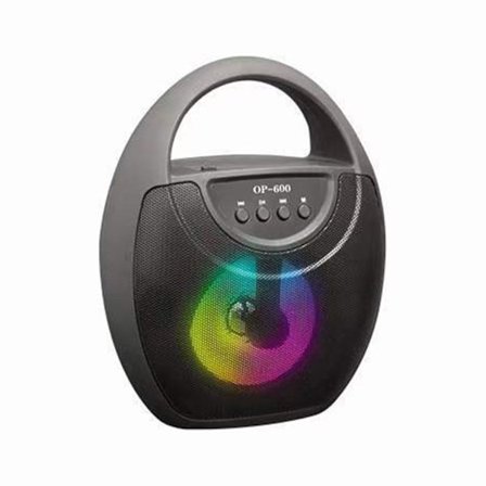 Trådlös Bluetooth-högtalare Hemma Skrivbordsljudsystem Utomhus Bärbar Hög Volym Subwoofer Färgglad Belysning Stödjer FM/USB/T-Flash-kort/LED/AUX-