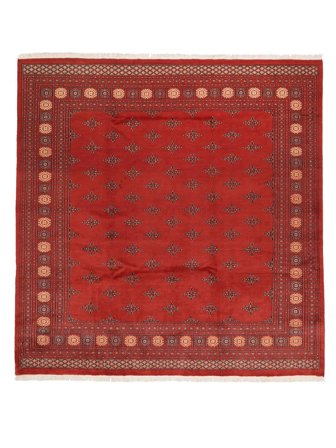 Medaljong Stor Pakistan Bokhara 2Ply Matta 243X251 Ull