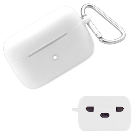 Jabra Elite 85T silikonetui med spenne - Hvit