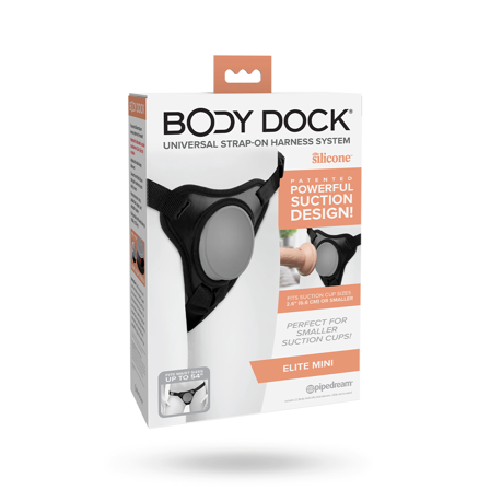 Body Dock Elite Mini Strap On - Vuxen.se - Vibrerande, strapless & standars strap-ons