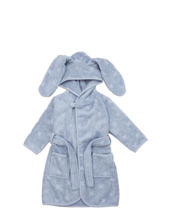 Bathrobe Bunny Aamutakki Kylpytakki Sininen Müsli By Green Cotton