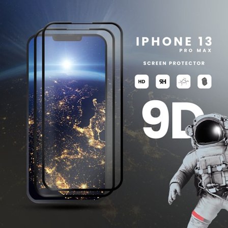 2-Pack Iphone 13 Pro Max - 9H Härdat Glass - Top Kvalitet