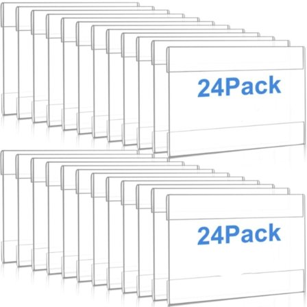 24 Pakke Vægskilteholder Vandret Skilteholder
