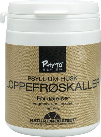 Natur Drogeriet Loppefrøsskaller 180 kaps, Helse & Madvarer, Ingredienser, Loppefrøskaller