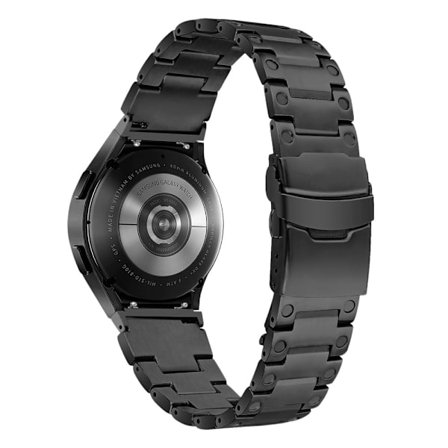 Samsung Galaxy Watch 5 (40mm) / (44mm) / 5 Pro / Watch (42mm) 316 armband i rostfritt stål - Svart