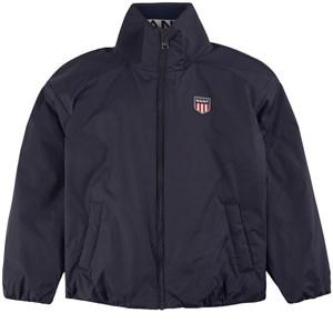 Kids - GANT Navy Retro Shield Jacket 176 cm - Coats and jackets - 176 cm - Navy