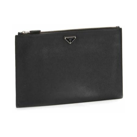Prada Vintage, Pre-owned bag Zwart, Dames, Maat:ONE Size,leer