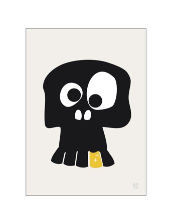 Poster & Frame Skull - Multi/patterned - 50X70CM