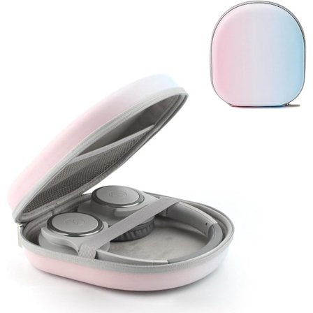 Velegnet til store over-ear hovedtelefonetuier, universelt bærbart hårdt opbevaringsetui, beskyttelsescover, rejsetaske