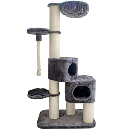 Selected by ZOO - Klorebrett Annapurna, 80x50x160cm, Grå - Katt - Kloretre og kloremøbler - Kloremøbler og kloretønner - ZOO.no