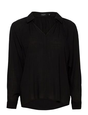 Slketo Blouse Ls Black Soaked In Luxury