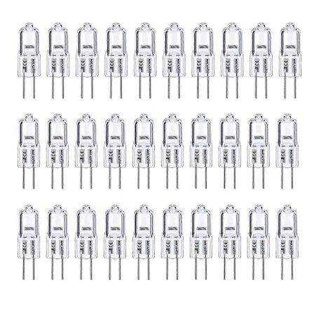 G4-polttimo, 20 kpl Halogeeni G4 12V 20W G4 Bi-Pin -kannalla, Tehokas G4-lamppu 12V 300LM mökkiin