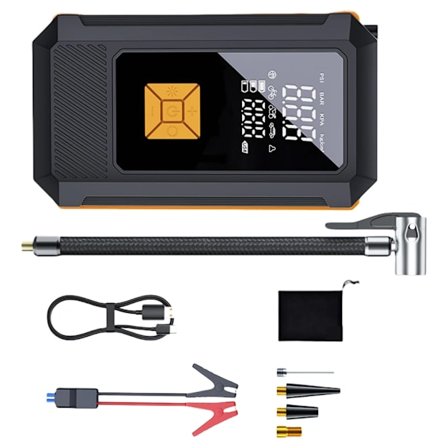 Højhastighedsdækpumpe 150PSI 12000mAh Genopladelig Power Backup Til Bilnødsituationer Og Udendørs Oppustelige Genstande