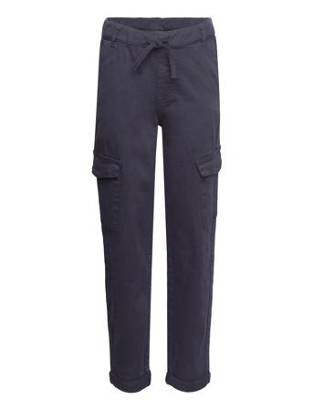 Pants Twill Cargo Pants Marineblå Minymo*Betinget Tilbud