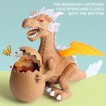 Het Pehmolelu Lelu Elektroninen Kävelevä Dinosaurus Karjuvat Äänet, Lelu Pojille Lapsille 3+ Vuotta Lahjaksi Lapsille 1272