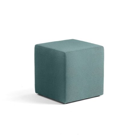 Siedzisko CASUAL, 500x500 mm, tkanina CURA, turkusowy