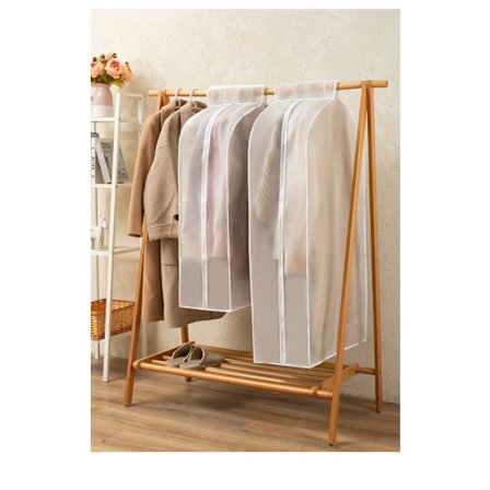 Klädhängande klädskydd Klädpåse Andas I garderobsskåp