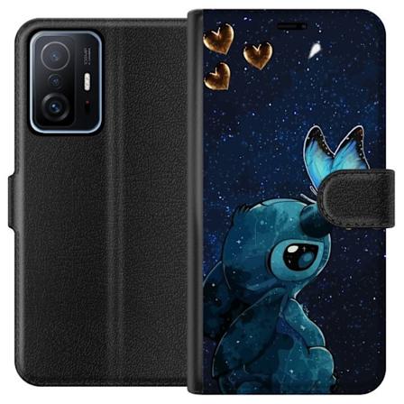Xiaomi 11T Tegnebogsetui Stitch sommerfugl